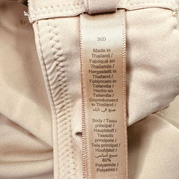 SKIMS Fits Everybody Lace Unlined Full Coverage Bra - 36D - Clay - Picture 5 of 5